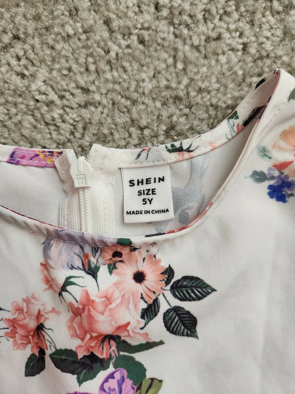 Girls 5T Floral Plum Autumn Mix & Match Bundle | Back To School | 3 Pieces